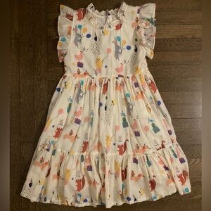 Pink Chicken Girl’s Jennifer Dress in Birthday Buddies Size 14Y